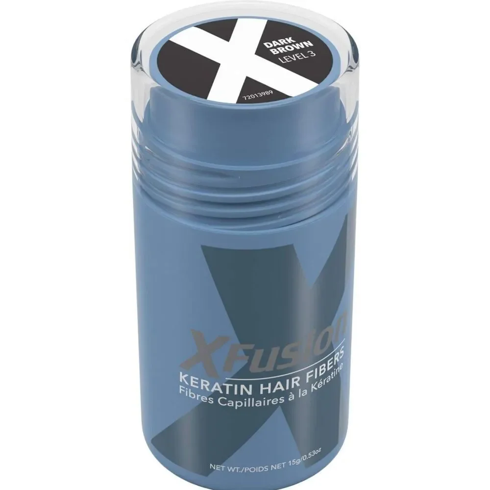 XFusion Keratin‎ Hair Fibers-Dark Brown-Economy Size